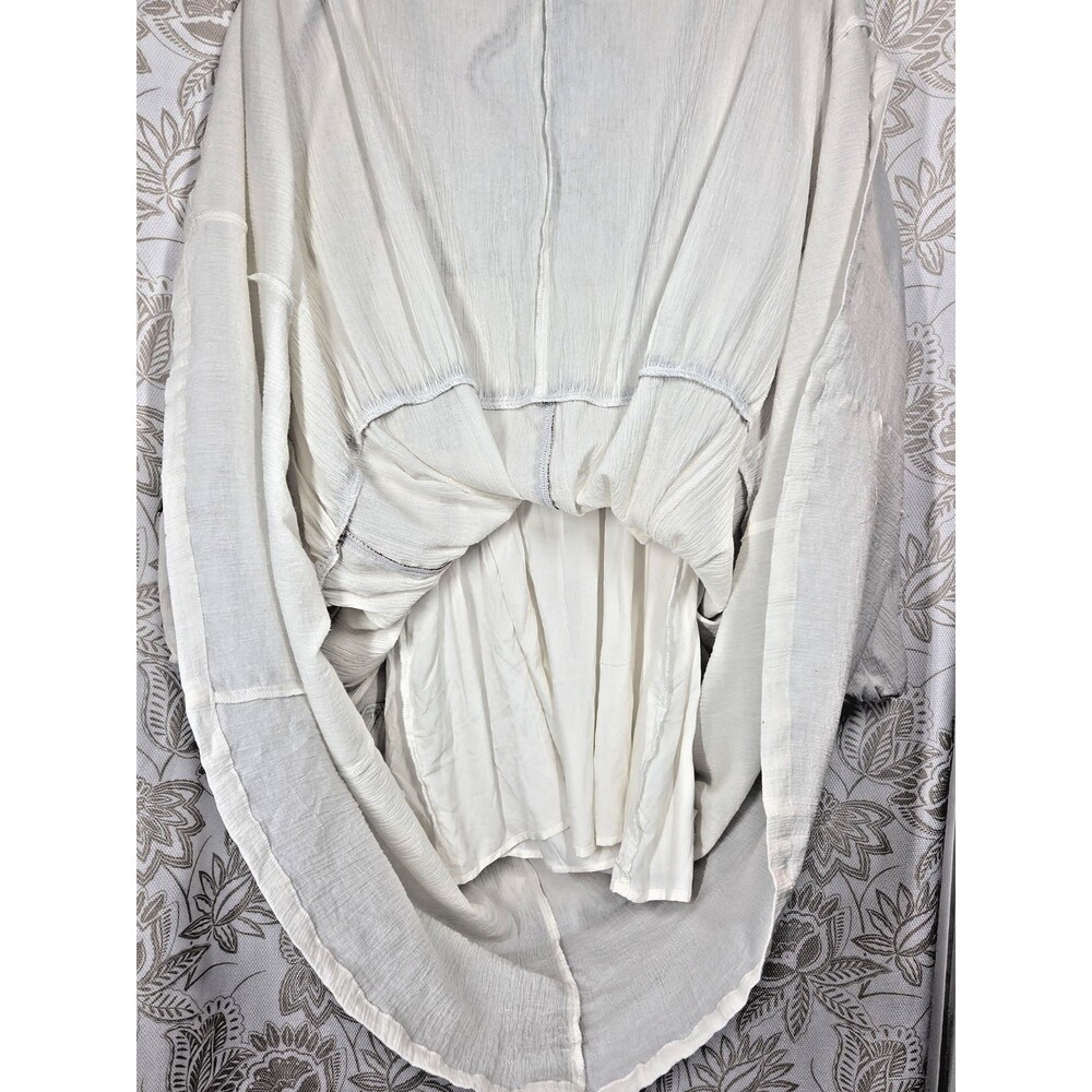 LA LAVON Prairie Modest Maxi Dress LARGE Cottage Tradwife Balloon Sleeve Lined - Picture 7 of 9